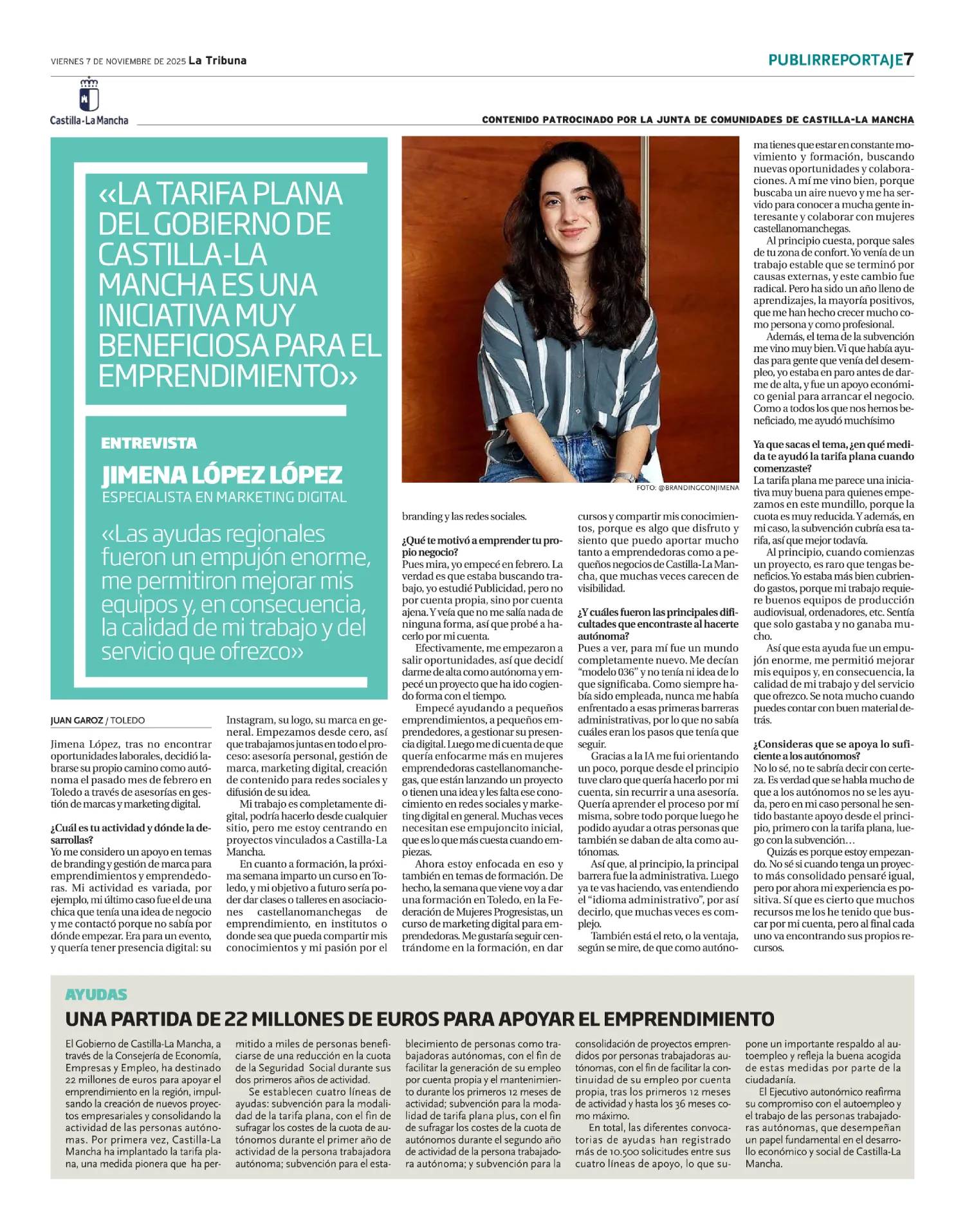 articulo tribuna de toledo tab 07 noviembre 2025 tto+tta página jtclm toledo