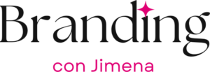 logotipo branding con jimena negro